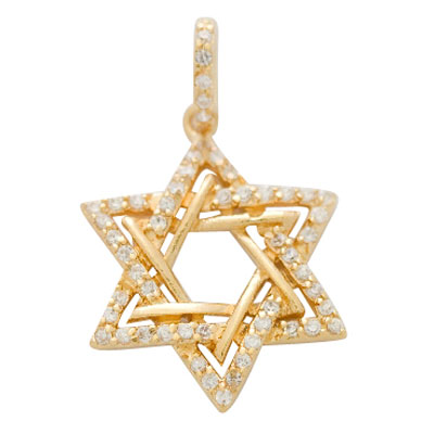 Double Star of David Pendant